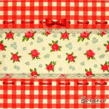 Serwetka do decoupage kratka w Country styl 33x33 PAW